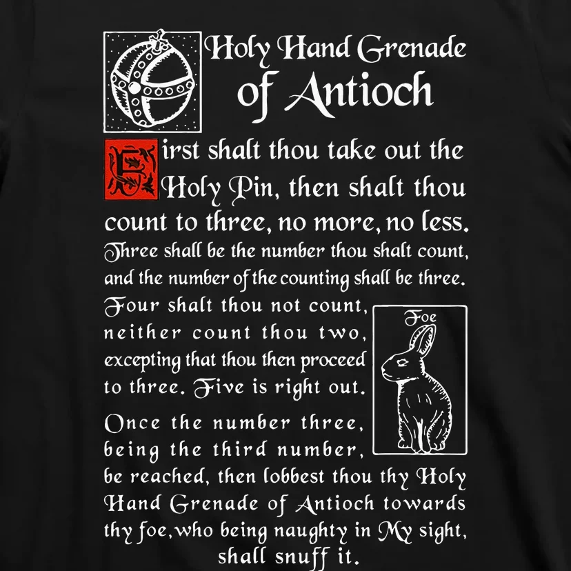 Holy Hand Grenade Of Antioch T-Shirt