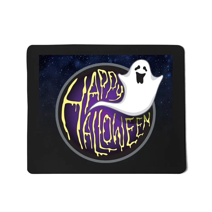 Happy Halloween Ghost Galaxy Mousepad