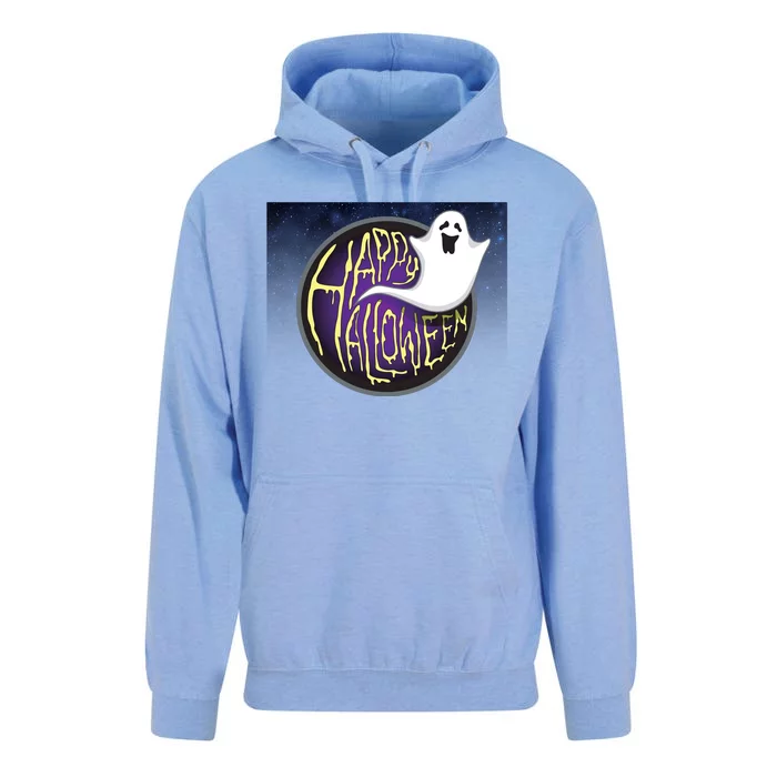 Happy Halloween Ghost Galaxy Unisex Surf Hoodie