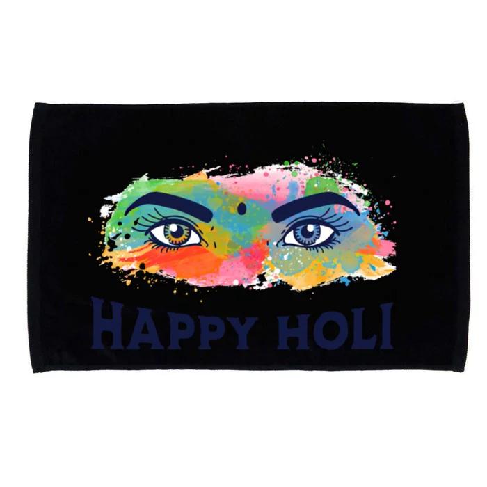 Happy Holi Gift Colors India Hindu Spring Holi Festival Meaningful Gift Microfiber Hand Towel