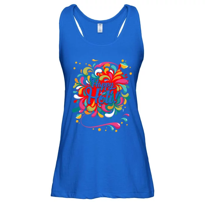 Happy Holi Gift For Indians Funny Gift Ladies Essential Flowy Tank