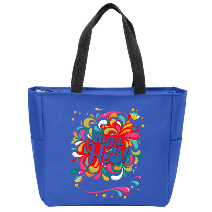 Happy Holi Gift For Indians Funny Gift Zip Tote Bag