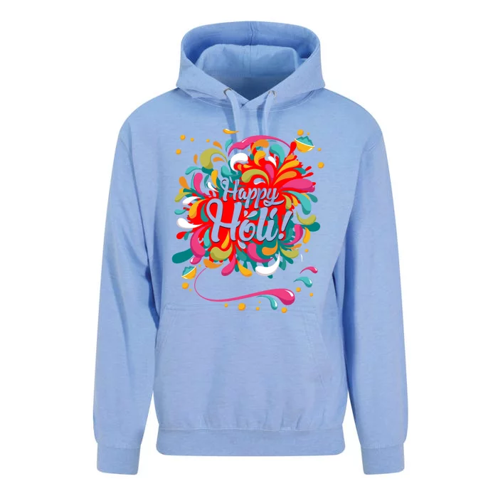 Happy Holi Gift For Indians Funny Gift Unisex Surf Hoodie