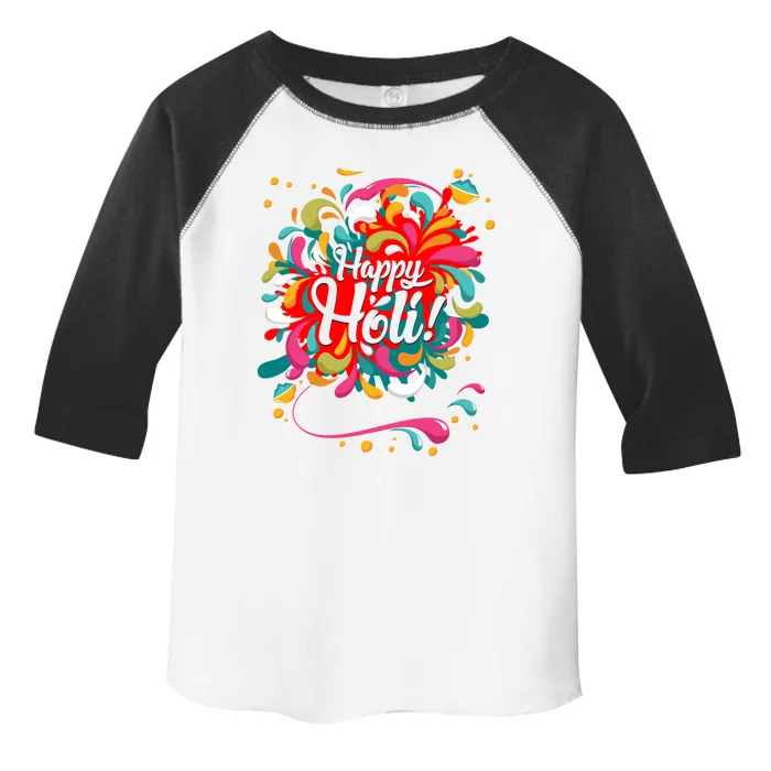 Happy Holi Gift For Indians Funny Gift Toddler Fine Jersey T-Shirt