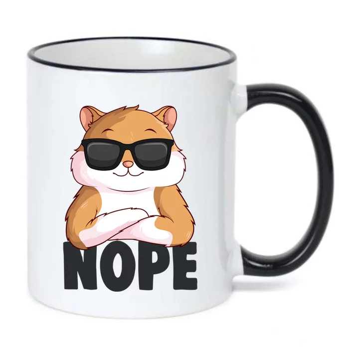 Hamster Hammy Girls Gift Black Color Changing Mug