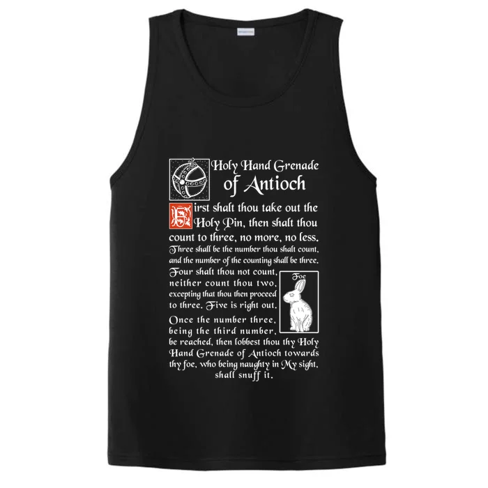 Holy Hand Grenade Of Antioch Gift Performance Tank