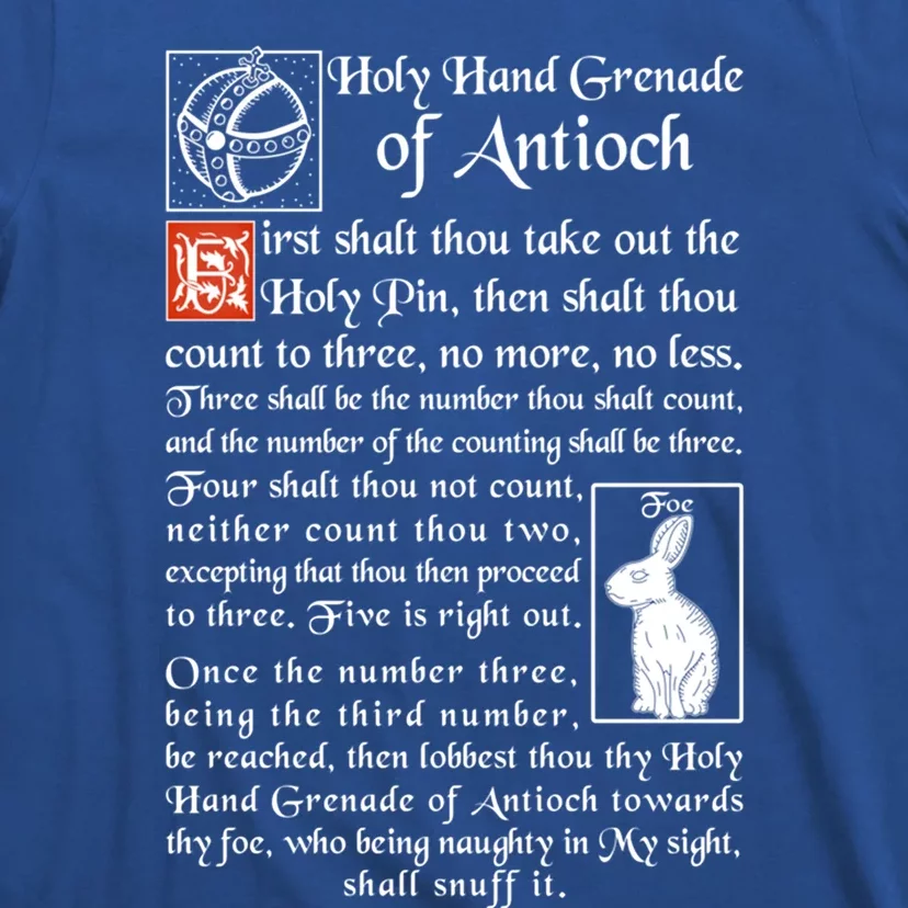 Holy Hand Grenade Of Antioch Gift T-Shirt