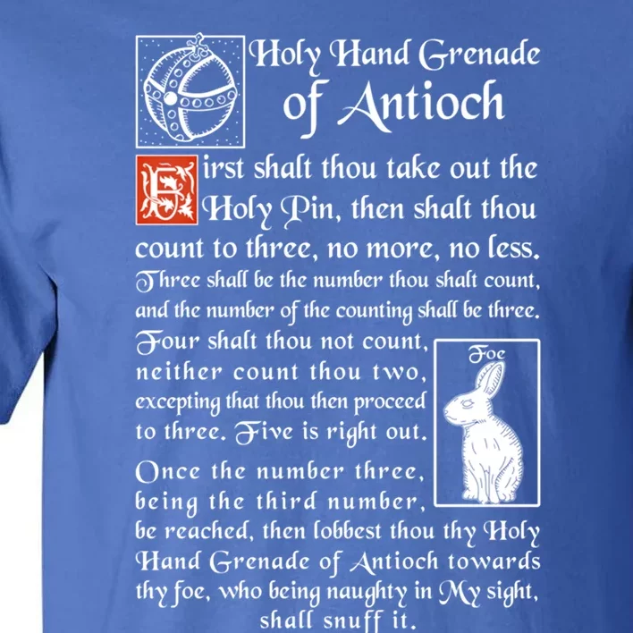 Holy Hand Grenade Of Antioch Gift Tall T-Shirt