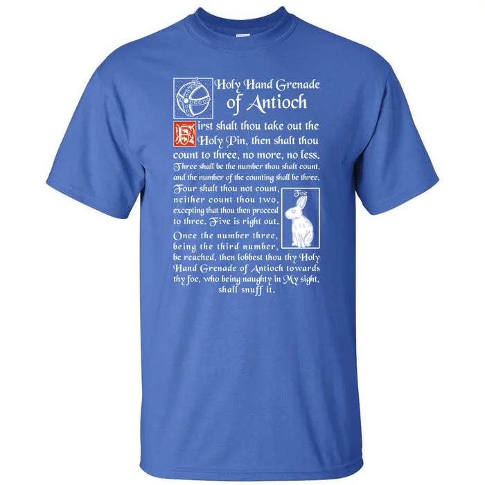 Holy Hand Grenade Of Antioch Gift Tall T-Shirt