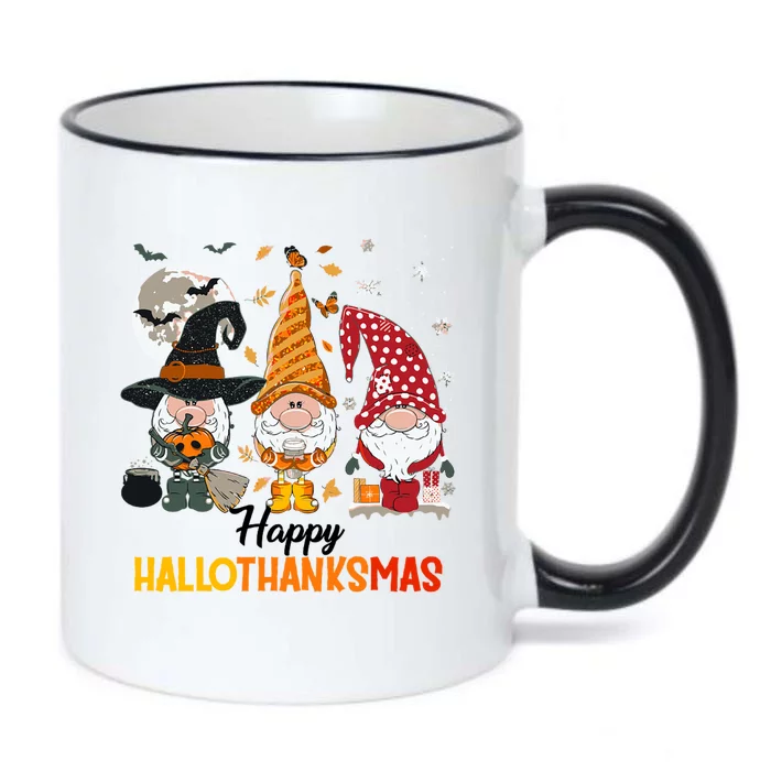 Happy Hallothanksmas Ghomes Black Color Changing Mug