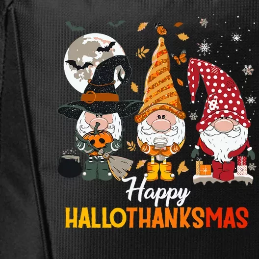 Happy Hallothanksmas Ghomes City Backpack