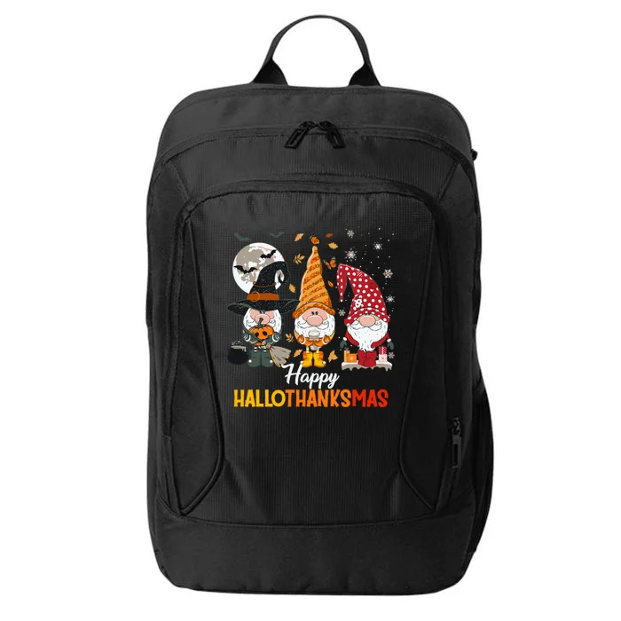 Happy Hallothanksmas Ghomes City Backpack