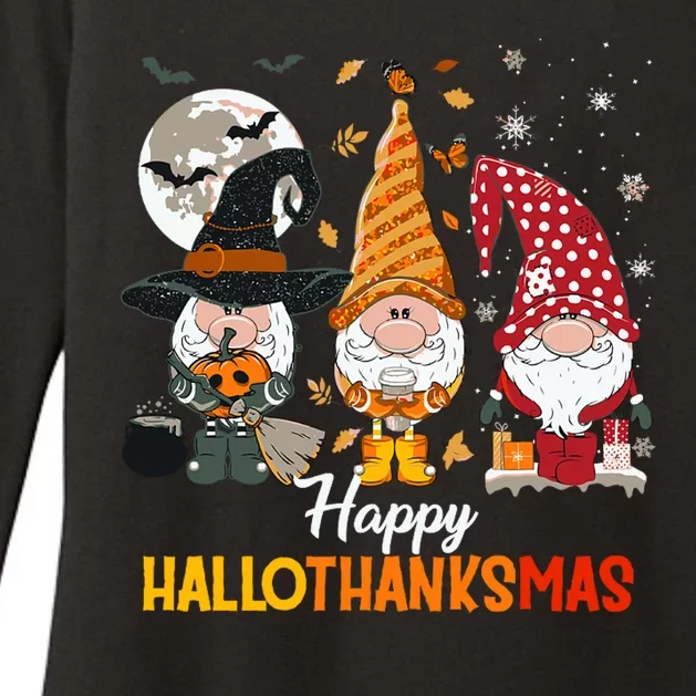 Happy Hallothanksmas Ghomes Womens CVC Long Sleeve Shirt