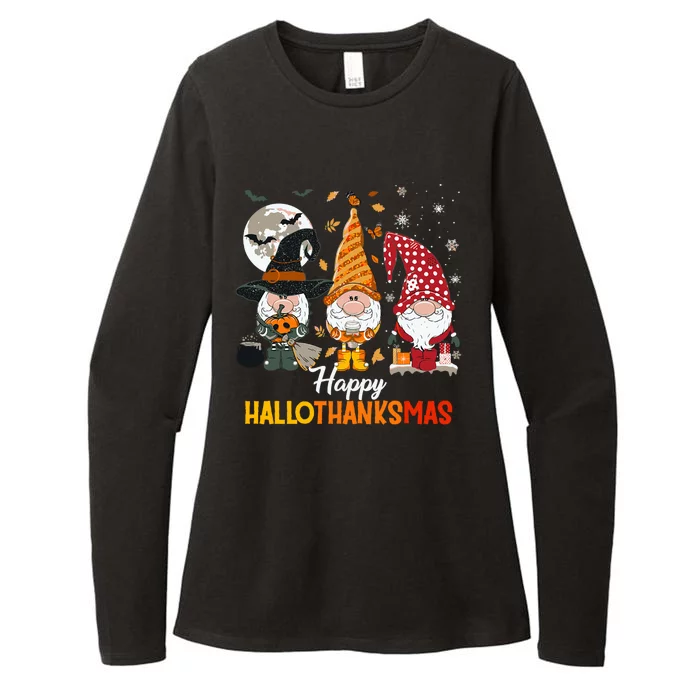 Happy Hallothanksmas Ghomes Womens CVC Long Sleeve Shirt