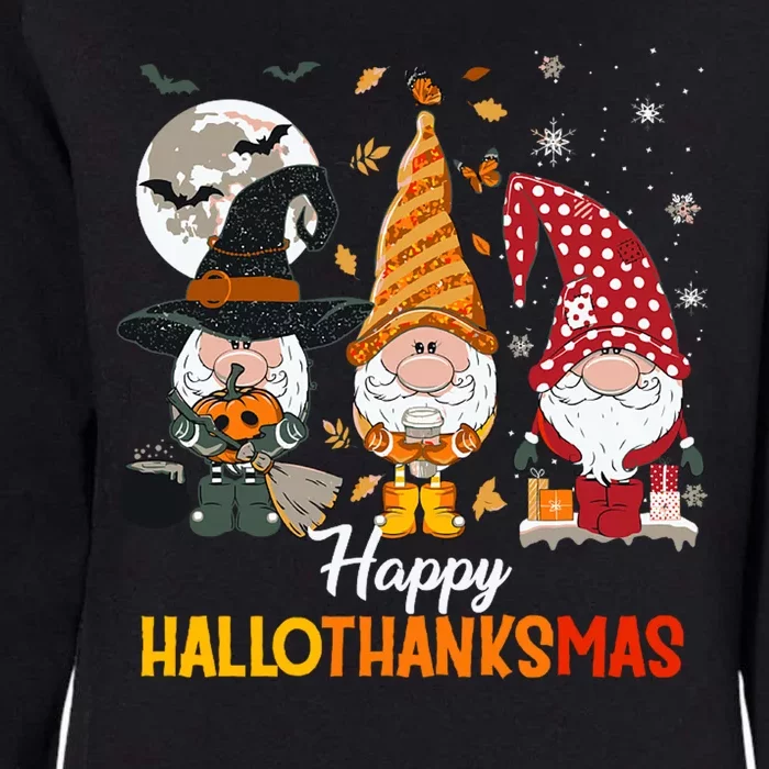 Happy Hallothanksmas Ghomes Womens California Wash Sweatshirt