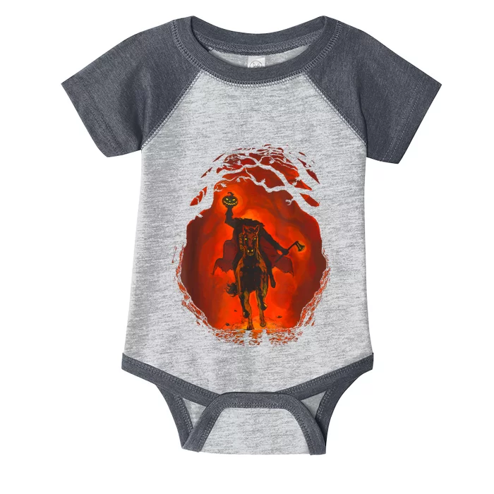 Halloween Headless Horseman Folklore Pumpkin JackOLantern Infant Baby Jersey Bodysuit