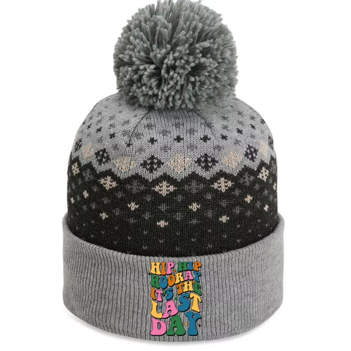 Hip Hip Hooray Its The Last Day Schools Out The Baniff Cuffed Pom Beanie