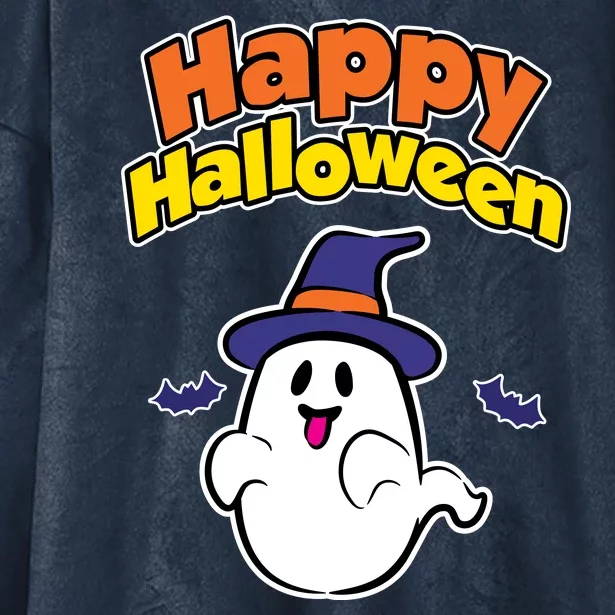 Happy Halloween Hooded Wearable Blanket