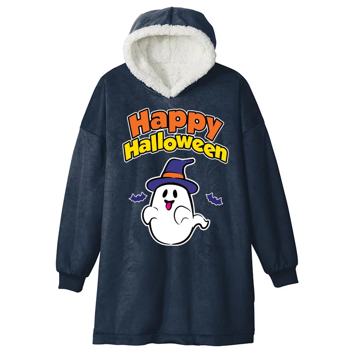 Happy Halloween Hooded Wearable Blanket