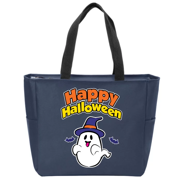 Happy Halloween Zip Tote Bag