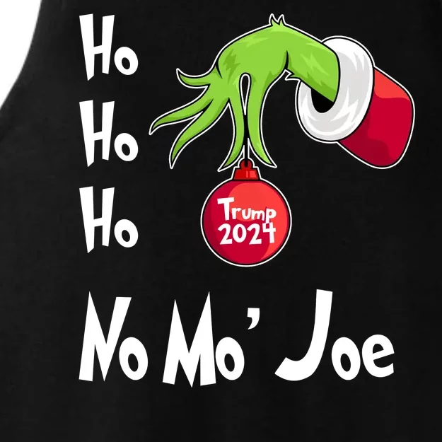 Ho Ho Ho No More Joe Trump 2024 Funny Christmas Ladies Tri-Blend Wicking Tank