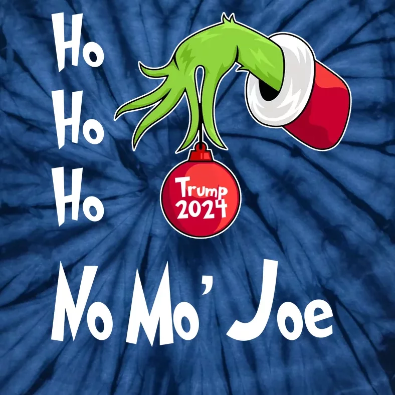 Ho Ho Ho No More Joe Trump 2024 Funny Christmas Tie-Dye T-Shirt