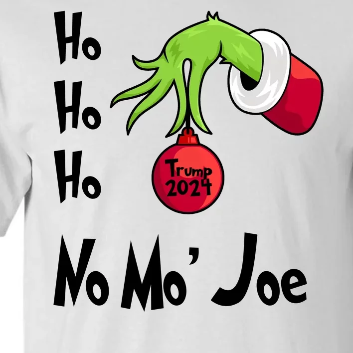 Ho Ho Ho No More Joe Trump 2024 Funny Christmas Tall T-Shirt