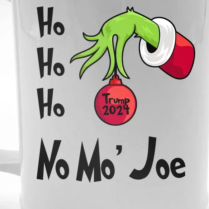 Ho Ho Ho No More Joe Trump 2024 Funny Christmas Front & Back Beer Stein