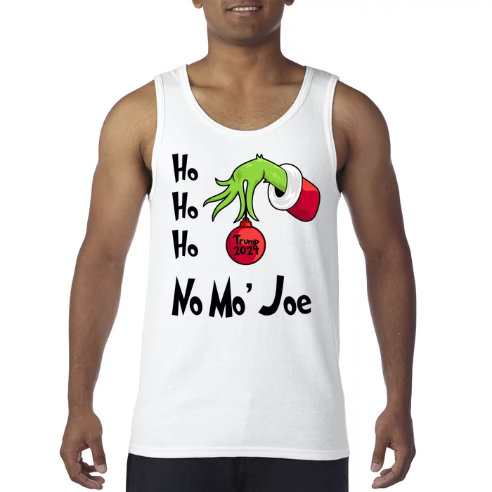 Ho Ho Ho No More Joe Trump 2024 Funny Christmas Tank Top