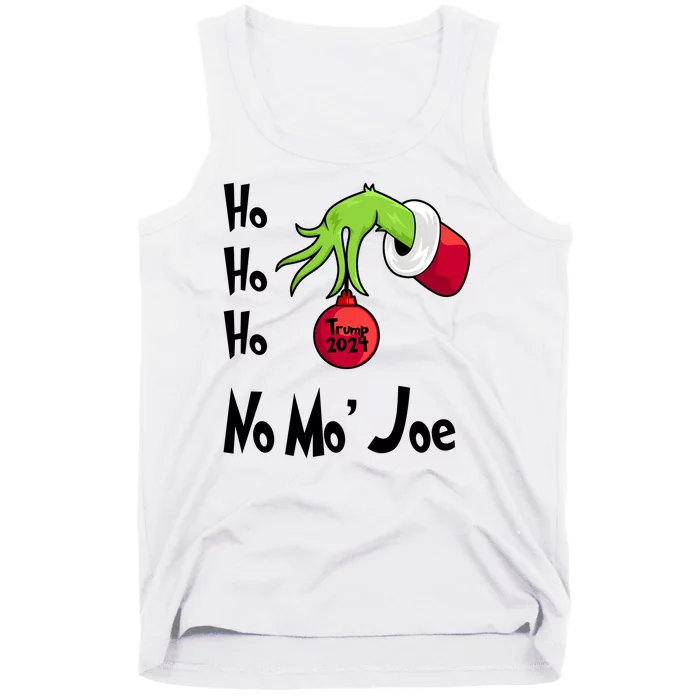 Ho Ho Ho No More Joe Trump 2024 Funny Christmas Tank Top