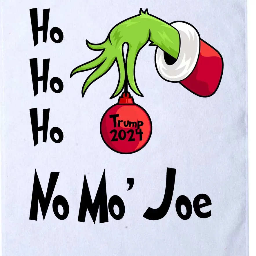 Ho Ho Ho No More Joe Trump 2024 Funny Christmas Platinum Collection Golf Towel