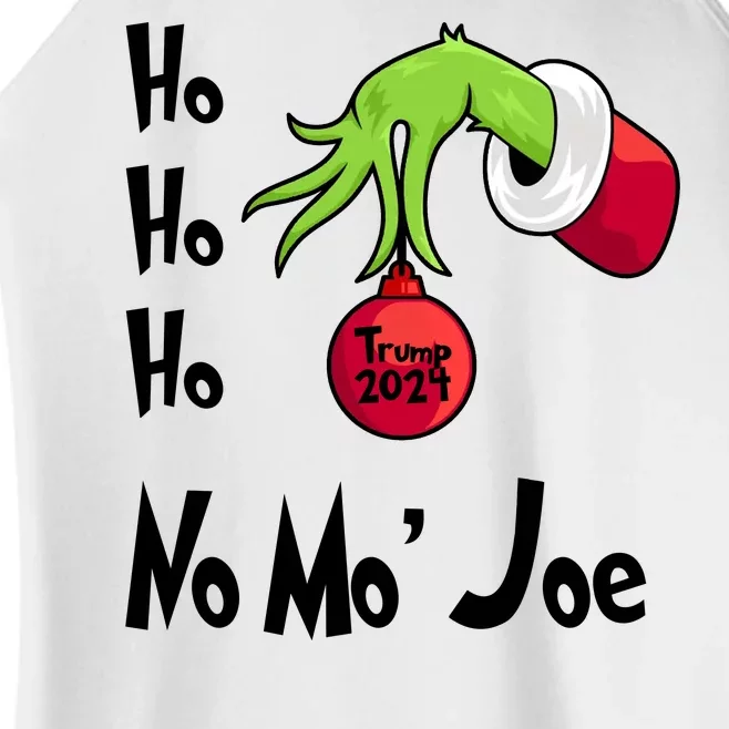 Ho Ho Ho No More Joe Trump 2024 Funny Christmas Women’s Perfect Tri Rocker Tank