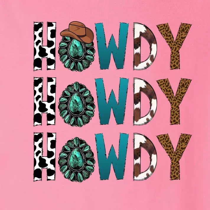 Howdy Howdy Howdy Howdy Toddler Long Sleeve Shirt