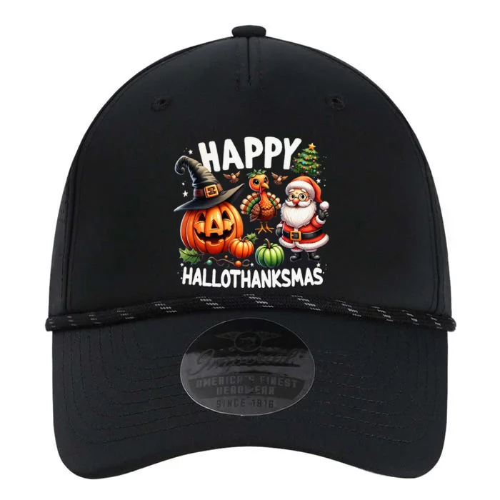 Happy Hallothanksmas Halloween Merry Christmas Thanksgiving Performance The Dyno Cap