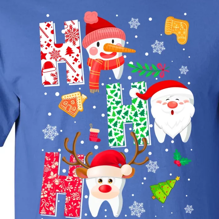 Ho Ho Ho Dentist Christmas Teeth Dental Student Merry Xmas Gift Tall T-Shirt