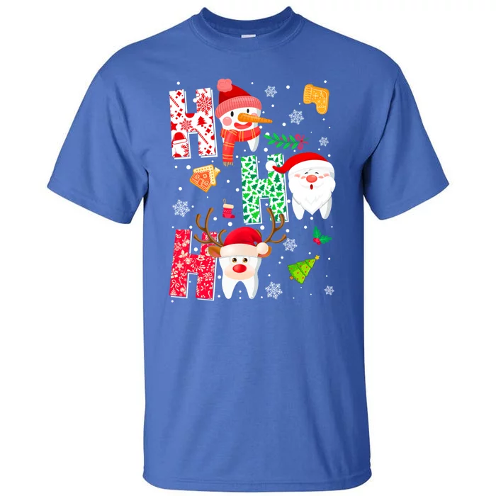 Ho Ho Ho Dentist Christmas Teeth Dental Student Merry Xmas Gift Tall T-Shirt