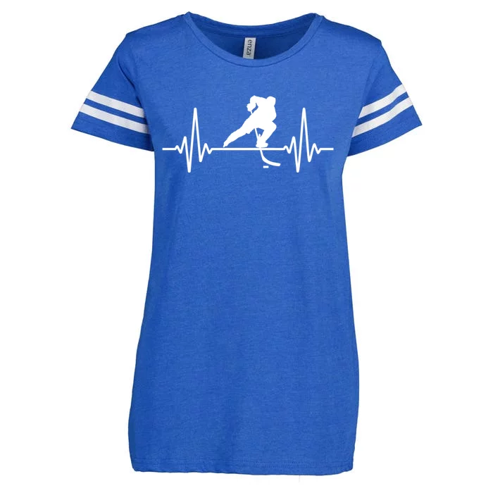 Hockey Heartbeat Hockey Wintersport Gift Enza Ladies Jersey Football T-Shirt