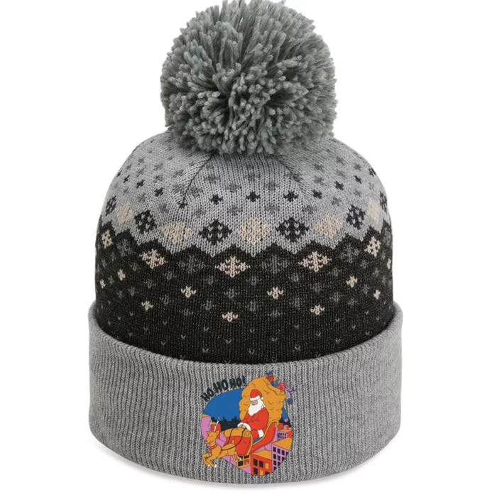 Ho Ho Ho Santa Reindeer Gifts The Baniff Cuffed Pom Beanie