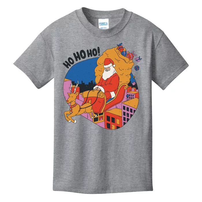 Ho Ho Ho Santa Reindeer Gifts Kids T-Shirt