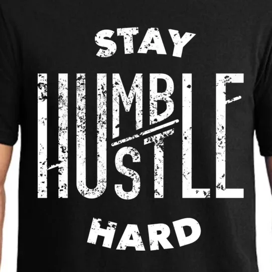 Hustler Hip Hop Lover Stay Humble Hustle Hard Christmas Gift Pajama Set