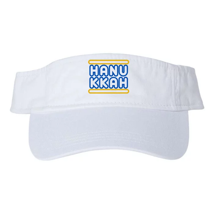 Happy Hanukkah Holiday Gift Valucap Bio-Washed Visor