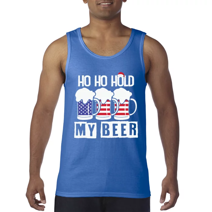 Ho Ho Hold My Beer Gift Tank Top