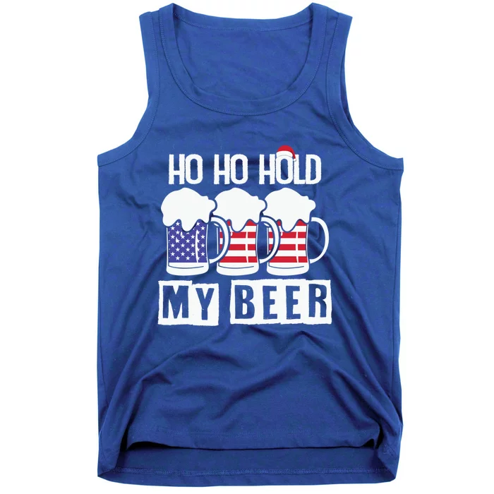 Ho Ho Hold My Beer Gift Tank Top