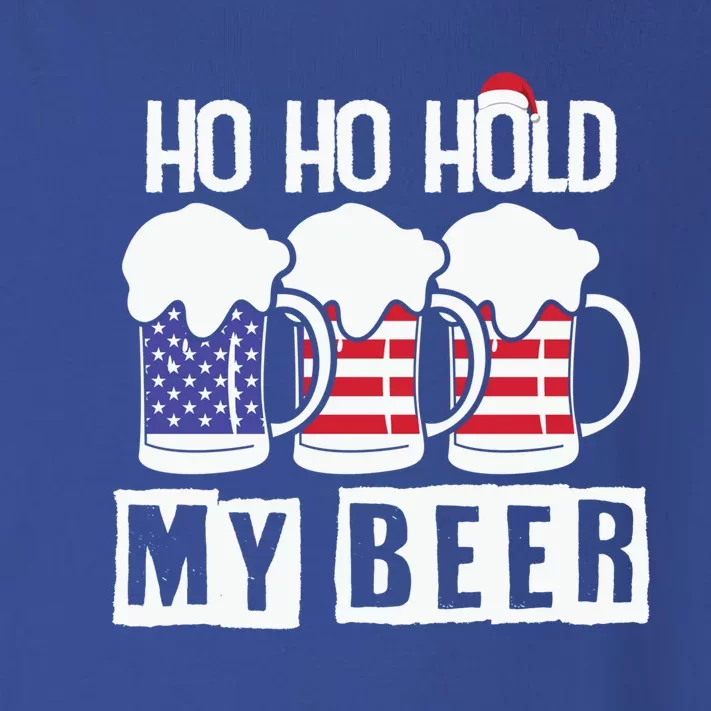 Ho Ho Hold My Beer Gift Toddler Long Sleeve Shirt