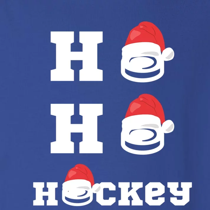 Ho Ho Hockey Funny Santa Hat Hockey Puck Ice Hockey Lover Meaningful Gift Toddler Long Sleeve Shirt