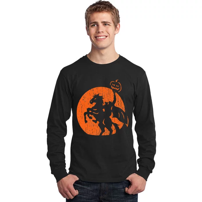 Halloween Headless Horseman Folklore Pumpkin JackOLantern Tall Long Sleeve T-Shirt