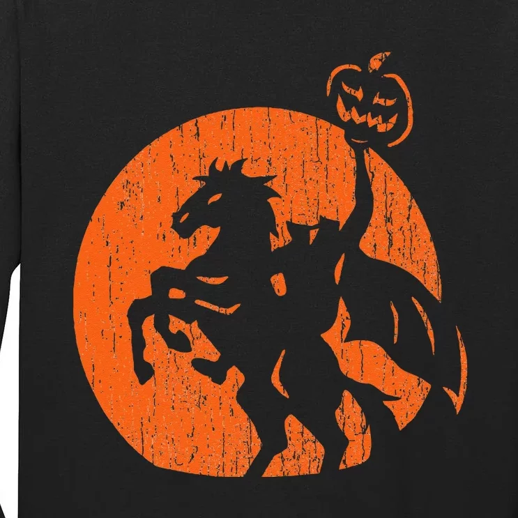 Halloween Headless Horseman Folklore Pumpkin JackOLantern Tall Long Sleeve T-Shirt