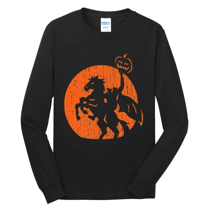 Halloween Headless Horseman Folklore Pumpkin JackOLantern Tall Long Sleeve T-Shirt