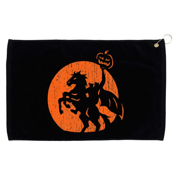 Halloween Headless Horseman Folklore Pumpkin JackOLantern Grommeted Golf Towel