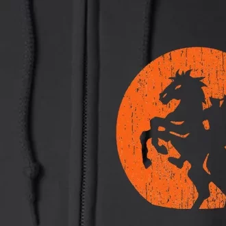 Halloween Headless Horseman Folklore Pumpkin JackOLantern Full Zip Hoodie